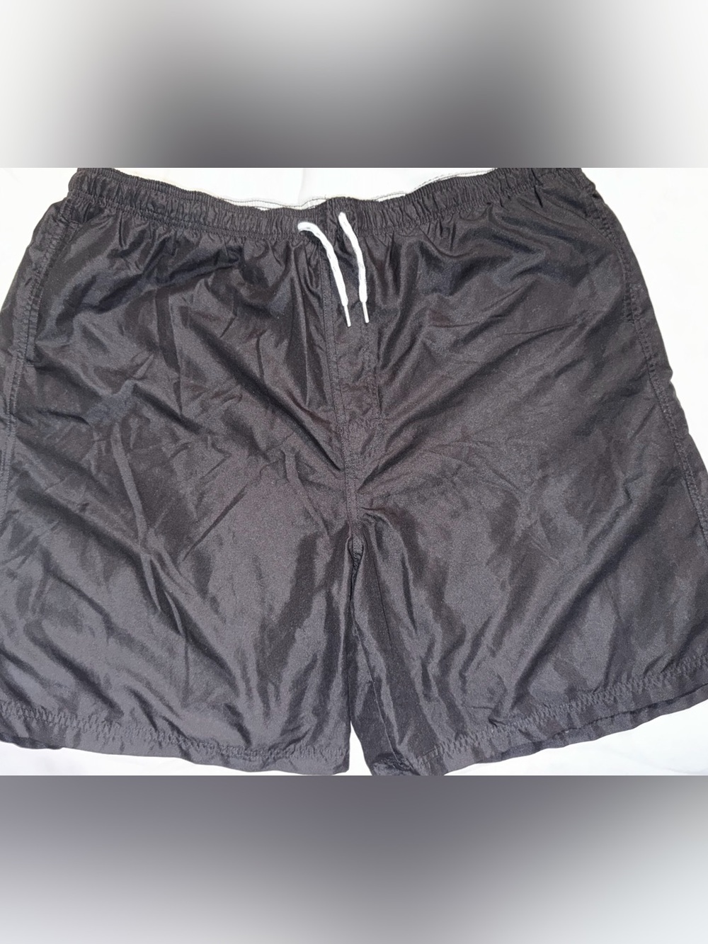 Men's Black Swim Shorts 3XLT longer short